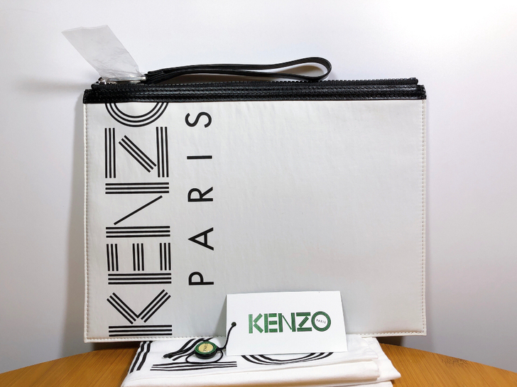 KENZO字母手拿包手包