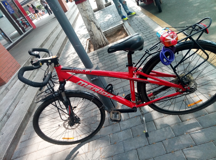 美利达野狼旅行自行车品牌型号 ，新旧程度 ...