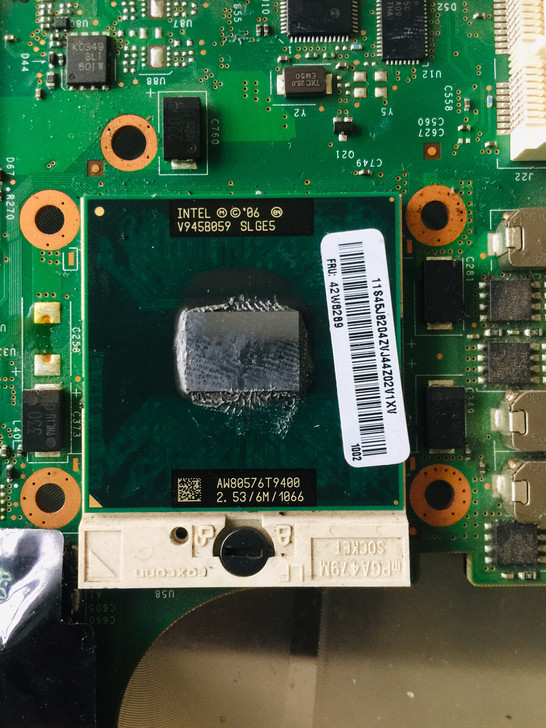 联想Thinkpad T400cpu。