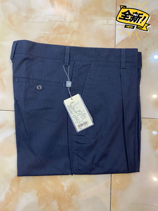 夏季款 列奇品牌男士休闲西裤 格子条 全新...