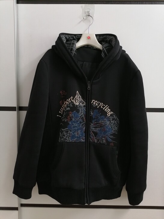 闲置男加厚秋冬季拉链戴帽卫衣秋冬季防风运动...