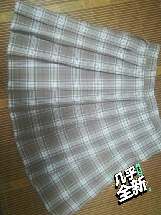 半身裙短裙格子裙，S码