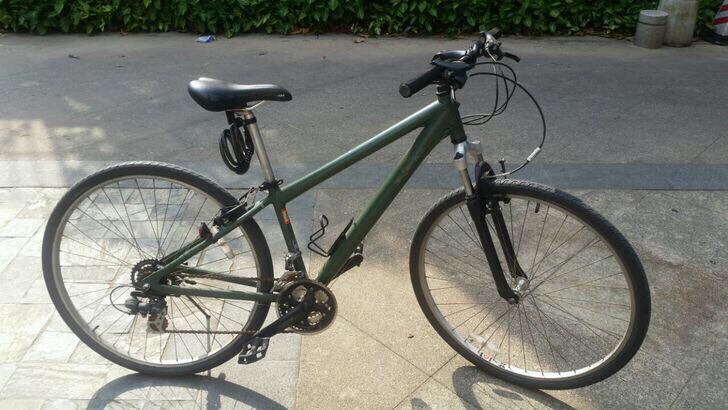 日本普利司通自行车  车身钢架，禧玛诺21...