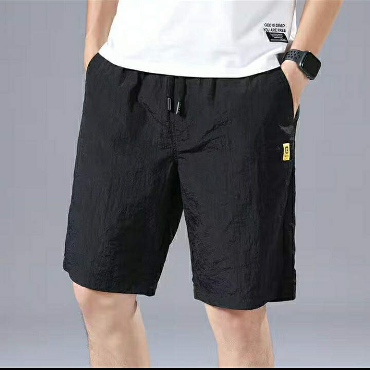 新款冰丝短裤男外穿夏季薄款休闲运动潮流宽松...
