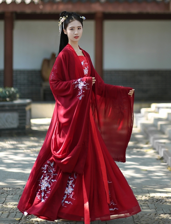 汉服 醉婵家的桃灼大衫袖L码