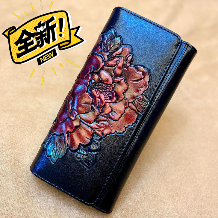 女士真皮钱包