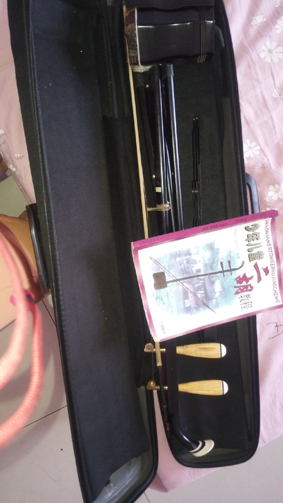 新型二胡,全新-极品老紫檀木,新型演奏二胡...