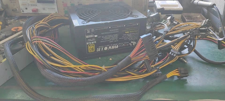 二手静音1650W电源,ATX显卡机电源,...