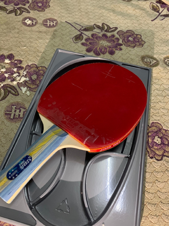 超市库存全新红双喜五星乒乓球拍 比赛用拍 ...