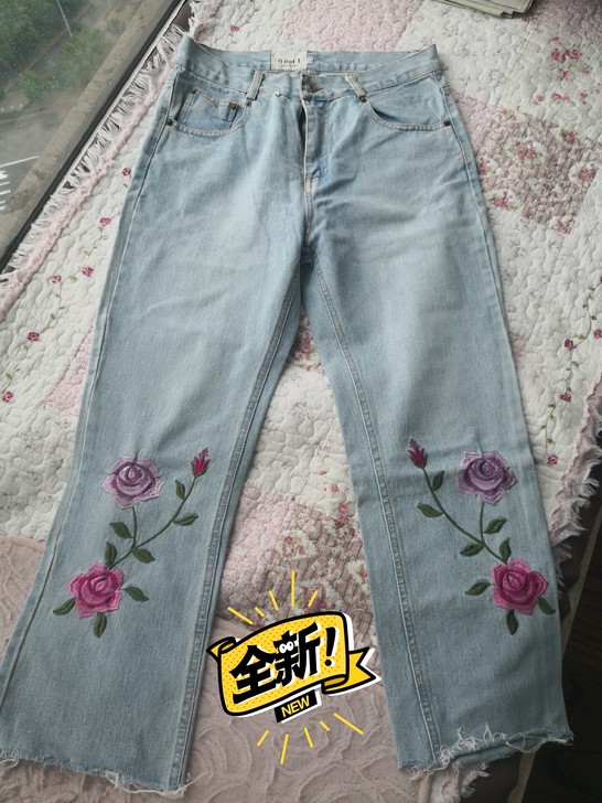 全新牛仔裤女 外贸店购入 买小了一直没穿 ...