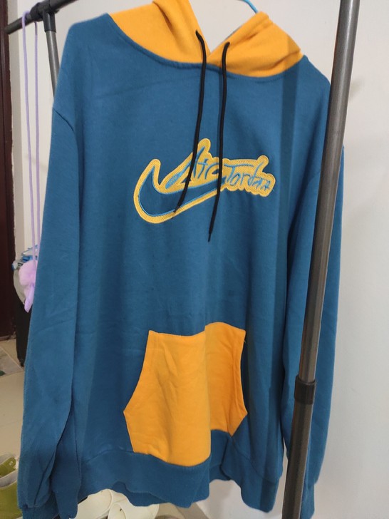 男士毛圈连帽卫衣 纯棉的质感贼好 上身非常...