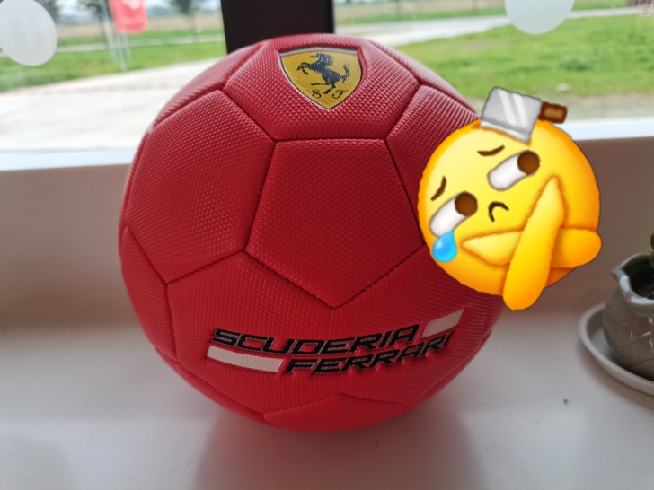 全新正版法拉利5号足球,法拉利5号车缝足球...