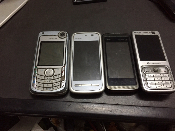诺基亚手机4部，分别是6680，5230，...