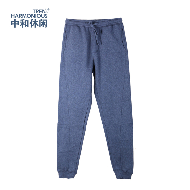 男加绒卫衣裤束脚裤冬5082 A120 6...