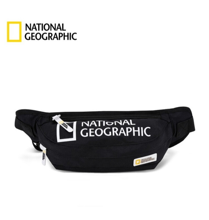 国家地理斜挎包男士腰包时尚潮流休闲女士胸包...
