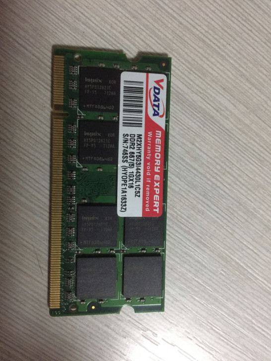 威刚ddr2 667 1G笔记本内存，自用...