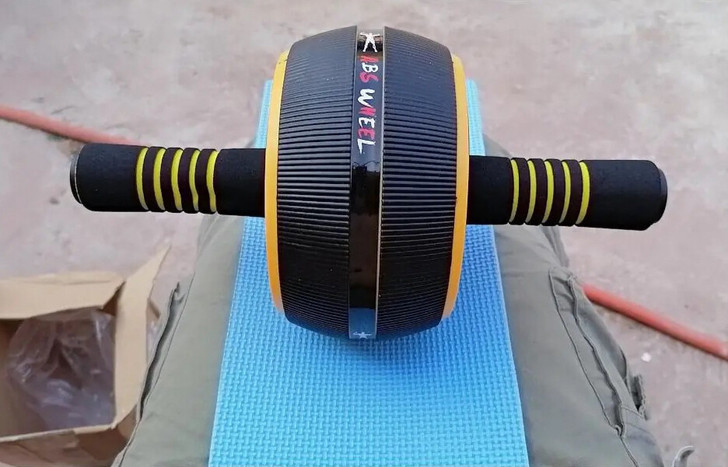 全新包邮健腹轮男女初学者腹肌神器收腹滚轮卷...