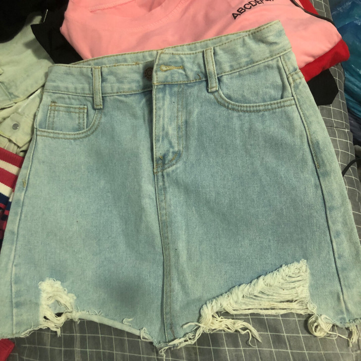 牛仔短裙