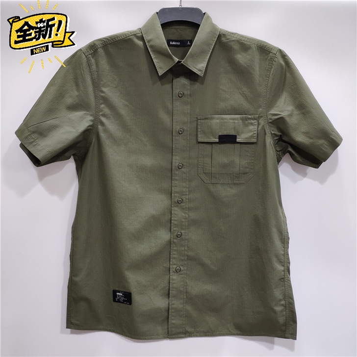 baleno班尼路全新专柜正品夏季军绿色男...
