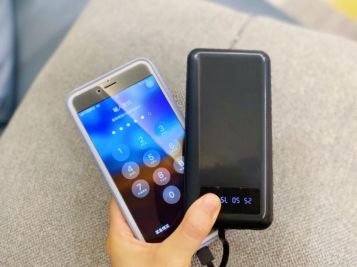 充电宝20000毫安自带线三合一超薄大容量...