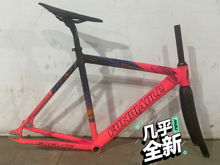 死飞铝合金车架，满满的回忆，冰封恶魔车架，...