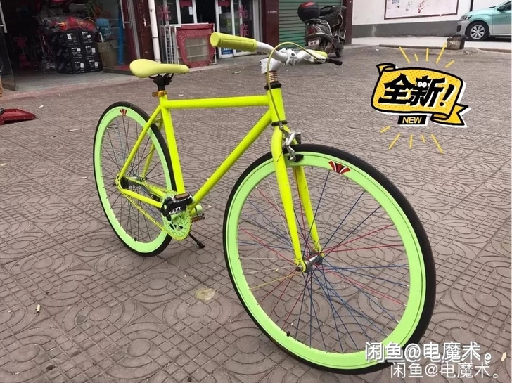 700C死飞自行车女单车活飞充气倒刹车赛车...