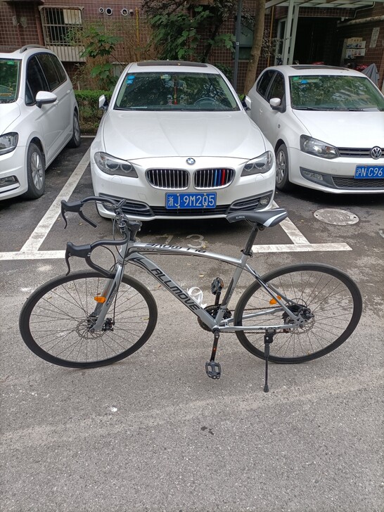 26寸前后双碟刹21档变速弯把公路自行车成...