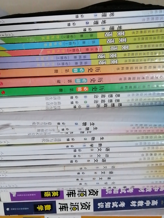 高三毕业生的闲置书籍