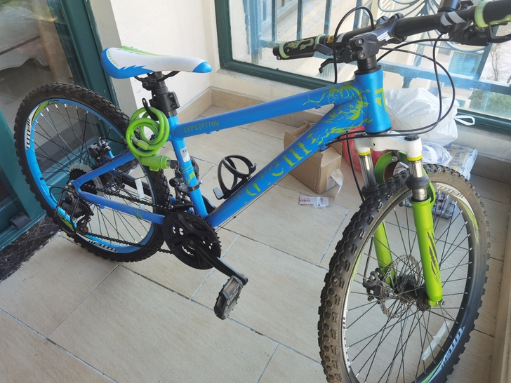 全铝21速山地自行车，适合初中，高中孩子或...