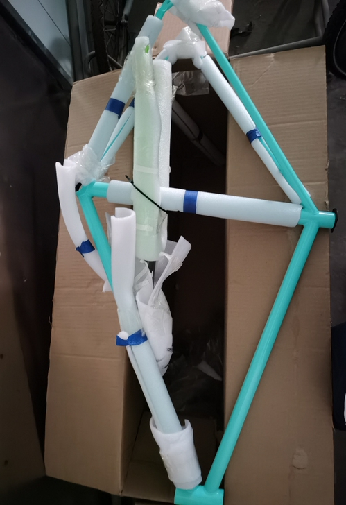 死飞车架，钢架，无标全新颜色如图，170左...