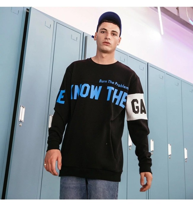 viishow 卫衣潮牌男士圆领套头长袖外...