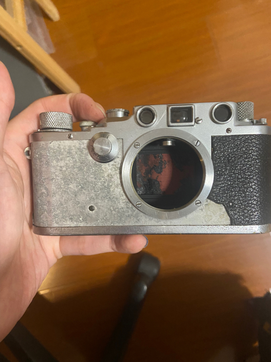 战斗徠卡莱卡紅簾iiic战時版 leica