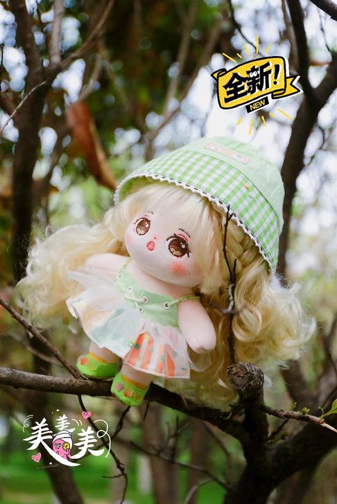 全新火花童心家茉莉奶绿套装，帽子+裙子+鞋...