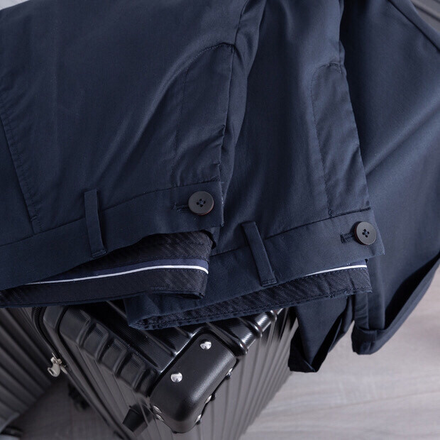 冰氧裤，春夏新款男式商务弹力防水修身直筒长...