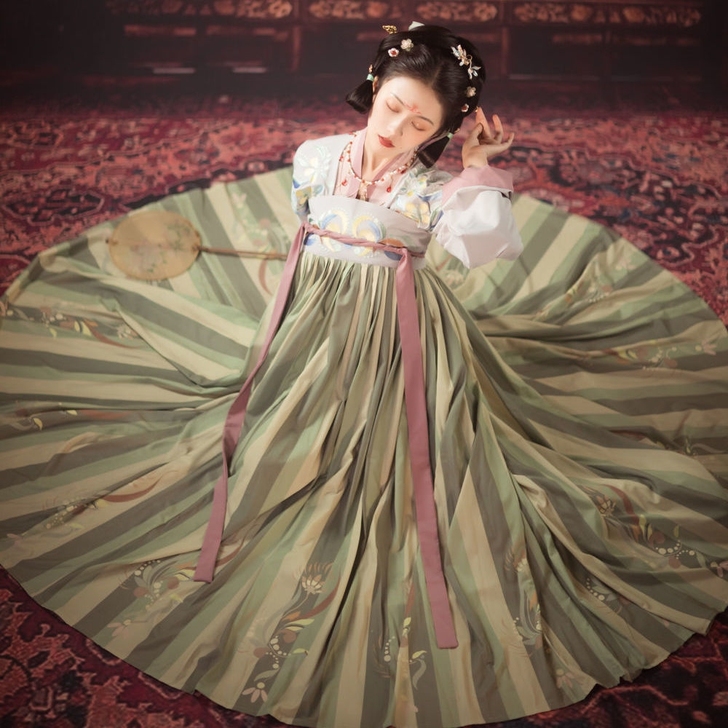 全新白菜价汉服女齐胸襦裙剧本杀汉服正品淡雅...