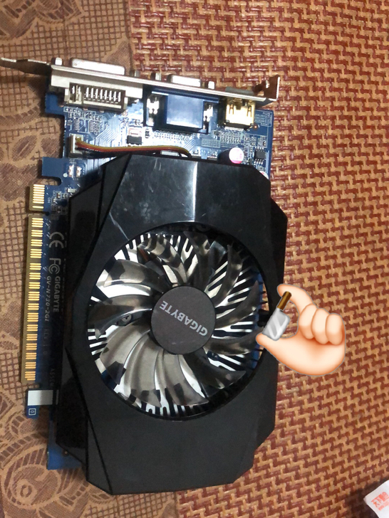 技嘉730显卡2gddr5，闲置出售15年...