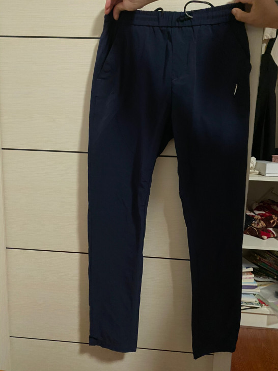 男士休闲裤 藏蓝色 腰围30 裤长95