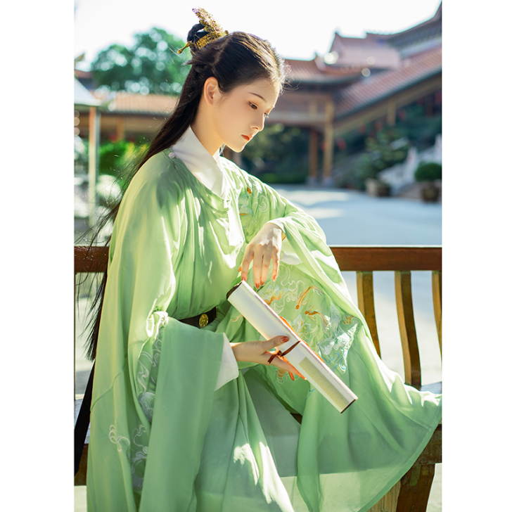 清鸢亭曲有误原创汉服宋制圆领袍汉服男女同款...