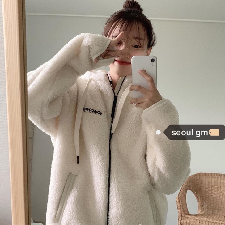 SEOUL韩风chic复古学院派少女宽松百...