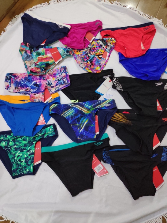 全新speedo速比涛男士34码三角泳裤