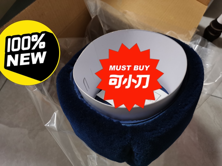 天蓝色棉帽，箱说袋齐全，雷锋帽，栽绒，劳保...