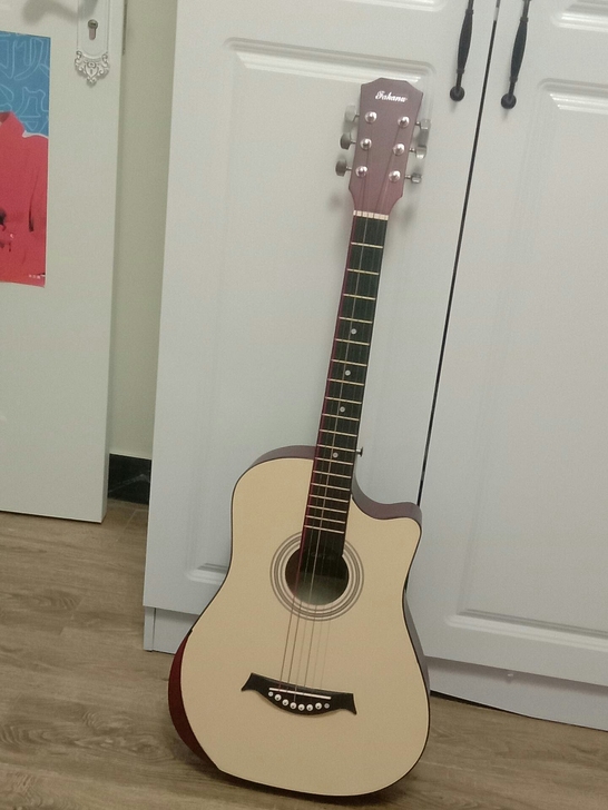 吉他琴行卖460的 新的没时间练 家里放不...