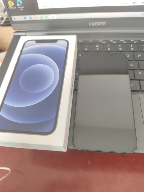 苹果12  国行黑色128G，无拆无修没有...