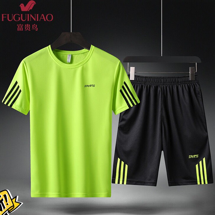 富贵鸟正品三件套装男 冰丝套装男 休闲套装...