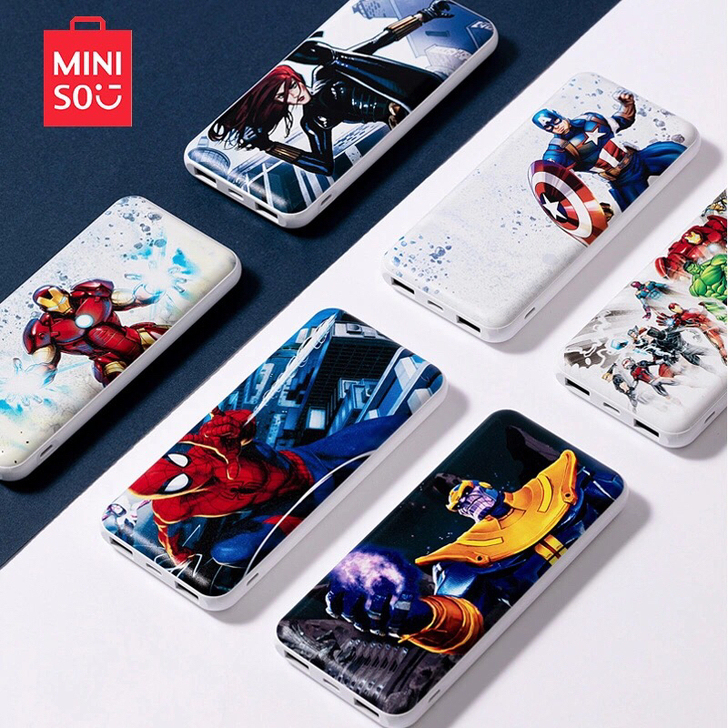清货！全新正品名创优品漫威联名充电宝100...