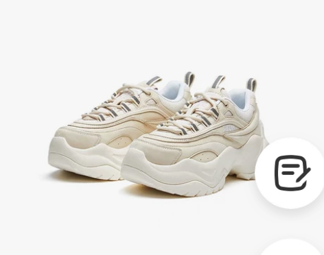 FILA  FUSION斐乐潮牌女子增高鞋...