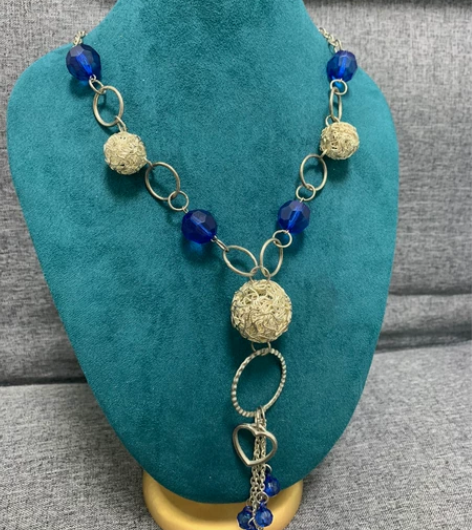 中古vintage 夸张项链古着首饰 复古...