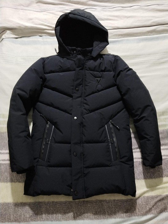 正品波司登男士羽绒服冬季连帽保暖外套中长款...