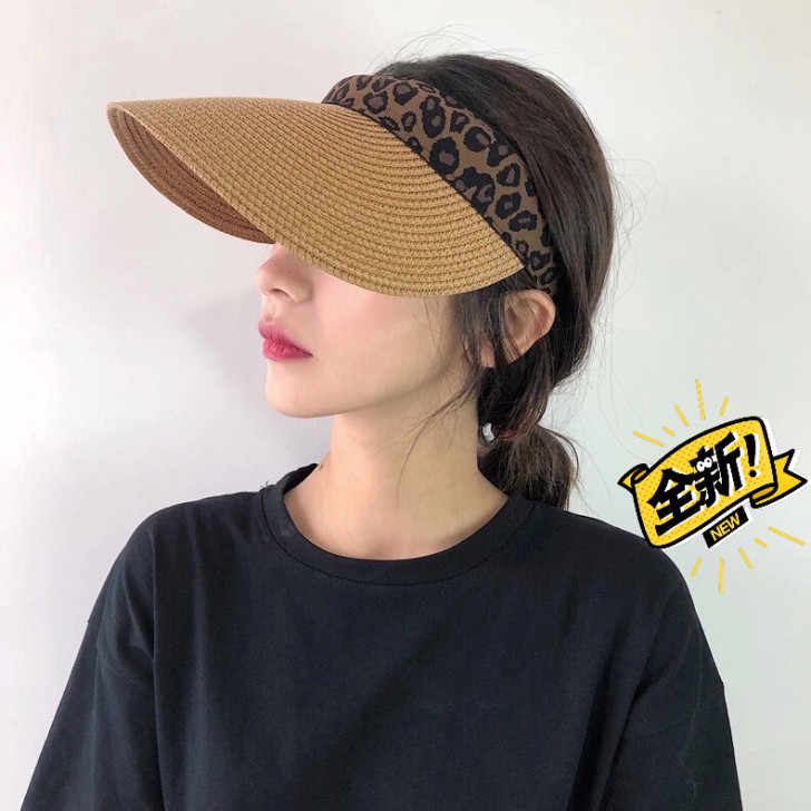 清仓处理,帽子女夏天空顶帽韩版时尚潮遮阳帽...