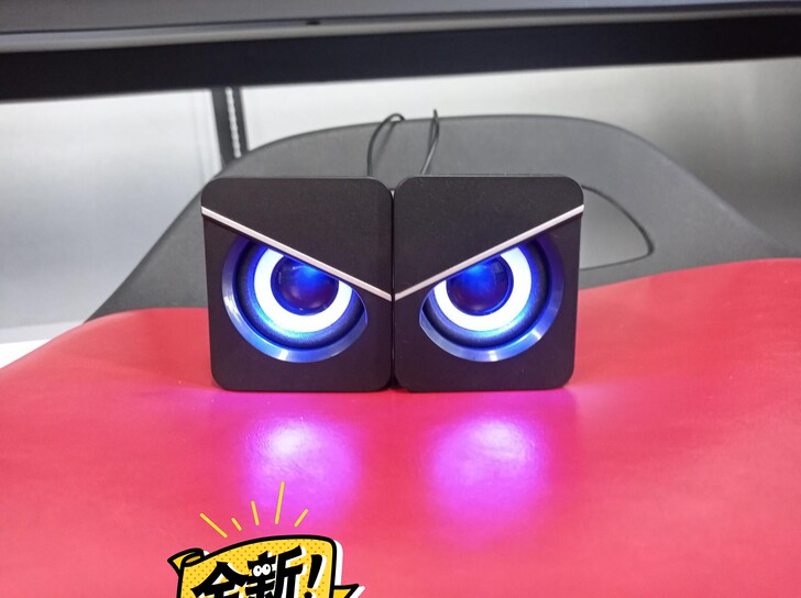 渥赢音响电脑音响台式笔记本家用有线小音箱桌...